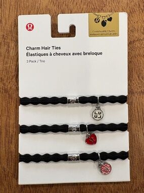 Lululemon charm hair ties